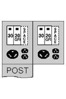 Midwest U041GB6 70A B/B POST 30/20
