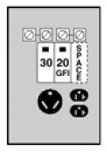 Midwest U041GTL 100A SURFACE 30/20 TWIN LUGS