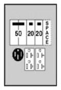 Midwest U076C010 90A SURFACE UNMETERED 50/20GFCI/20GFCI
