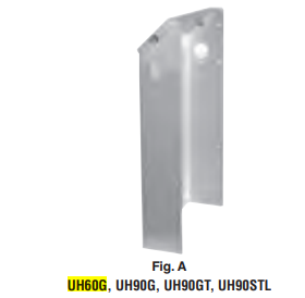 Midwest UH60G Adapts to 6" wide, galvanized steel post