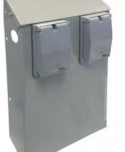 Midwest UH90GTTV2 9" RV WATER SHROUD GALV GRAY (2) TV/TEL