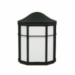 InconLighting 34215-13LED-120-30K 13W LED Black Closed Top Open Bottom Outdoor