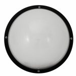 InconLighting 32165-14LED-120-40K 14W LED Frosted Lens Black Outdoor 10" Round