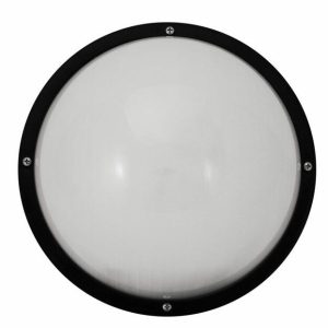 InconLighting 32165-14LED-120-40K 14W LED Frosted Lens Black Outdoor 10" Round
