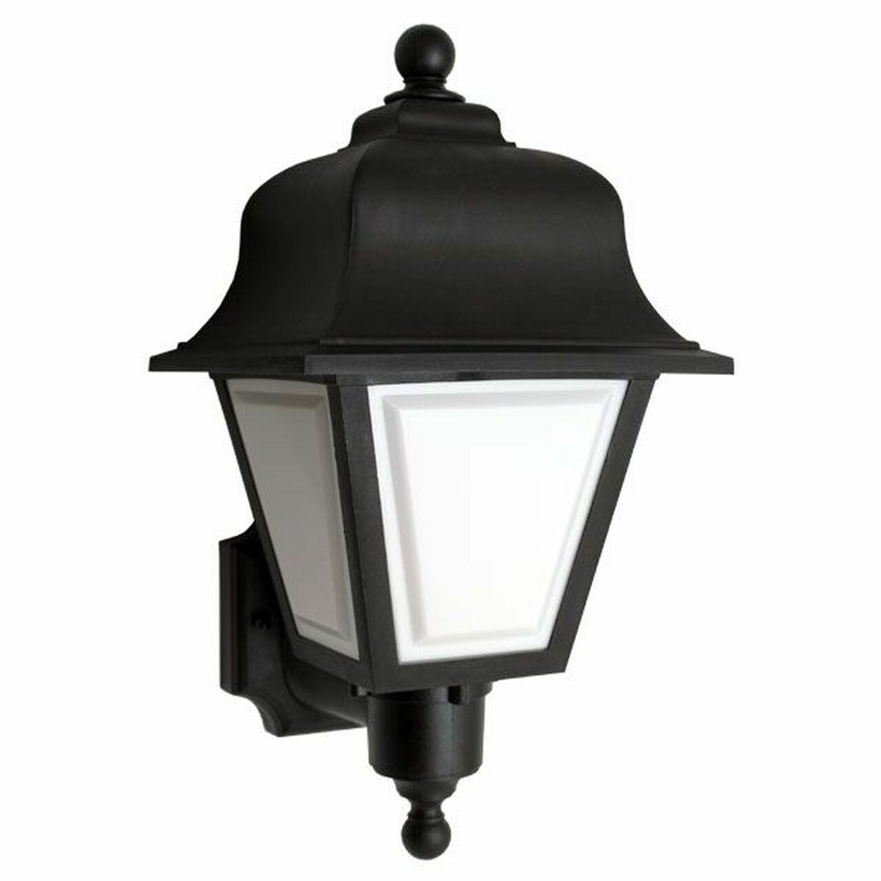 Incon Lighting 33615-13LED-120-30K 60W Equal 3000K LED Traditional Black Lantern Wall Mount