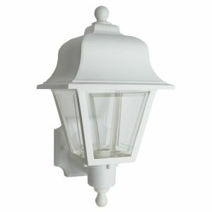 Incon Lighting 33691-13LED-120-40K 60W Equal 4000K LED Traditional White Lantern Wall Mount
