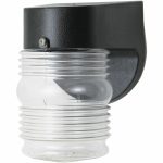 Incon Lighting 30395-13LED-120-30K LED Mason Jar Black Wall Mount 13W