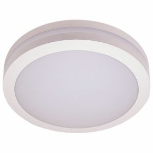 Incon Lighting 19011-14LED-120-30K Round White IP65 14W