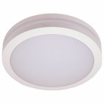 Incon Lighting 19011-14LED-120-40K Round White IP65 14W LED