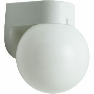 Incon Lighting 30511-13LED-120-40K Simple White LED Porch Light White Round 13 Watt 4000K