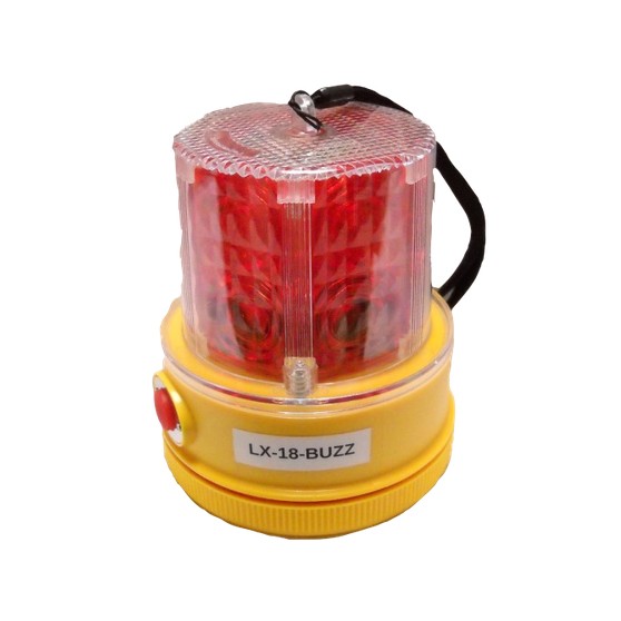 LUMASTROBE LX-18-BUZZ STROBE WARNING LIGHT W/ ALARM