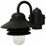Incon Lighting 84595-9GU-27K Black LED Nautical Tier Post Top Outdoor Light