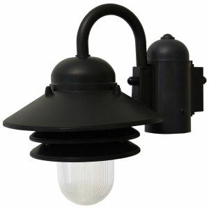 Incon Lighting 84595-11GU-27K Black LED Nautical Tier Post Top Outdoor Light