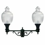 Incon Lighting 90095-2X54LED-50K 2 Light LED Acorn Street Lamp Fixture 5000K