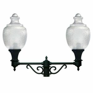 Incon Lighting 90095-2X54LED-50K 2 Light LED Acorn Street Lamp Fixture 5000K