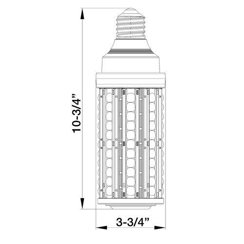 Morris 70607 Retro Corn Lamp Cutoff 54w 5000K