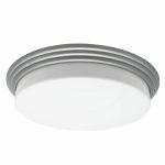 Incon Lighting 11717-34LED-30K 34W LED Elegant Ultra Chrome Ring White Acrylic Lens Indoor Ceiling Light 3000K