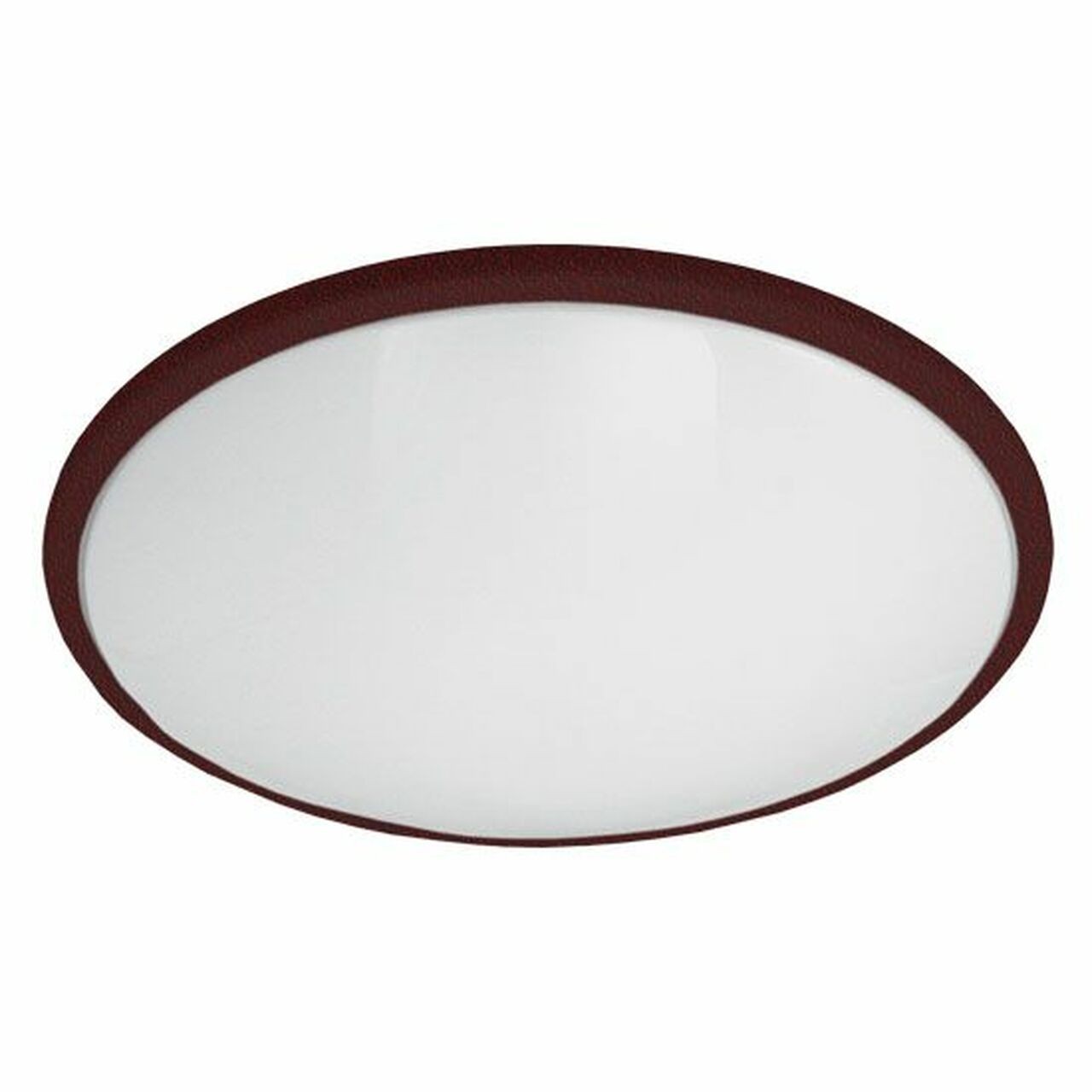 Incon Lighting 19613-13LED-120-40K 13W LED Medium Brushed Rust Acrylic Low Profile Round Light Fixture 4000K 1