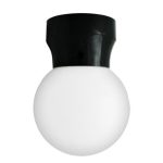 Incon Lighting 13215-9E26-PCH-30K 9W Ceiling Closet Globe Light Fixture Flush Mount, Pullchain