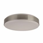 Incon Lighting 10312-22LED-120-30K Brushed Nickel Ceiling Drum Light