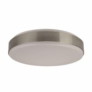 Incon Lighting 10312-22LED-120-30K Brushed Nickel Ceiling Drum Light