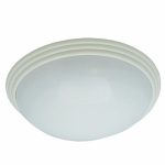 Incon Lighting 11511-34LED-40K 16" 34W LED Decorative White Ring White Acrylic Lens Indoor Ceiling Light 4000K
