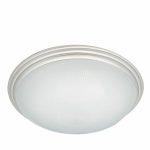 Incon Lighting 11667-34LED-30K 20" 34W LED Decorative Ultra Chrome Ring Frosted Acrylic Lens Indoor Ceiling Light 3000K