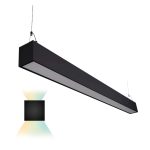 Euri Lighting EUD4-50W103SW-B LED Linear Suspended Black Up/Down Light