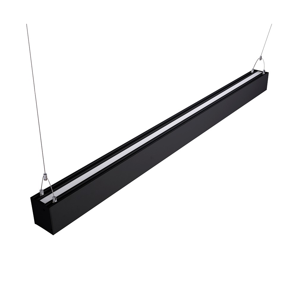 Euri Lighting EUD4-50W103SW-B LED Linear Suspended Black Up/Down Light