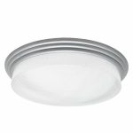 Incon Lighting 11797-23LED-120-30K 23W LED Elegant Ultra Chrome Ring Clear Prismatic Acrylic Lens Indoor Ceiling Light 3000K