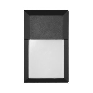 Euri Lighting EOL-WL04BLK-1250E 12W Mini Outdoor LED Wall Pack Light 5000K