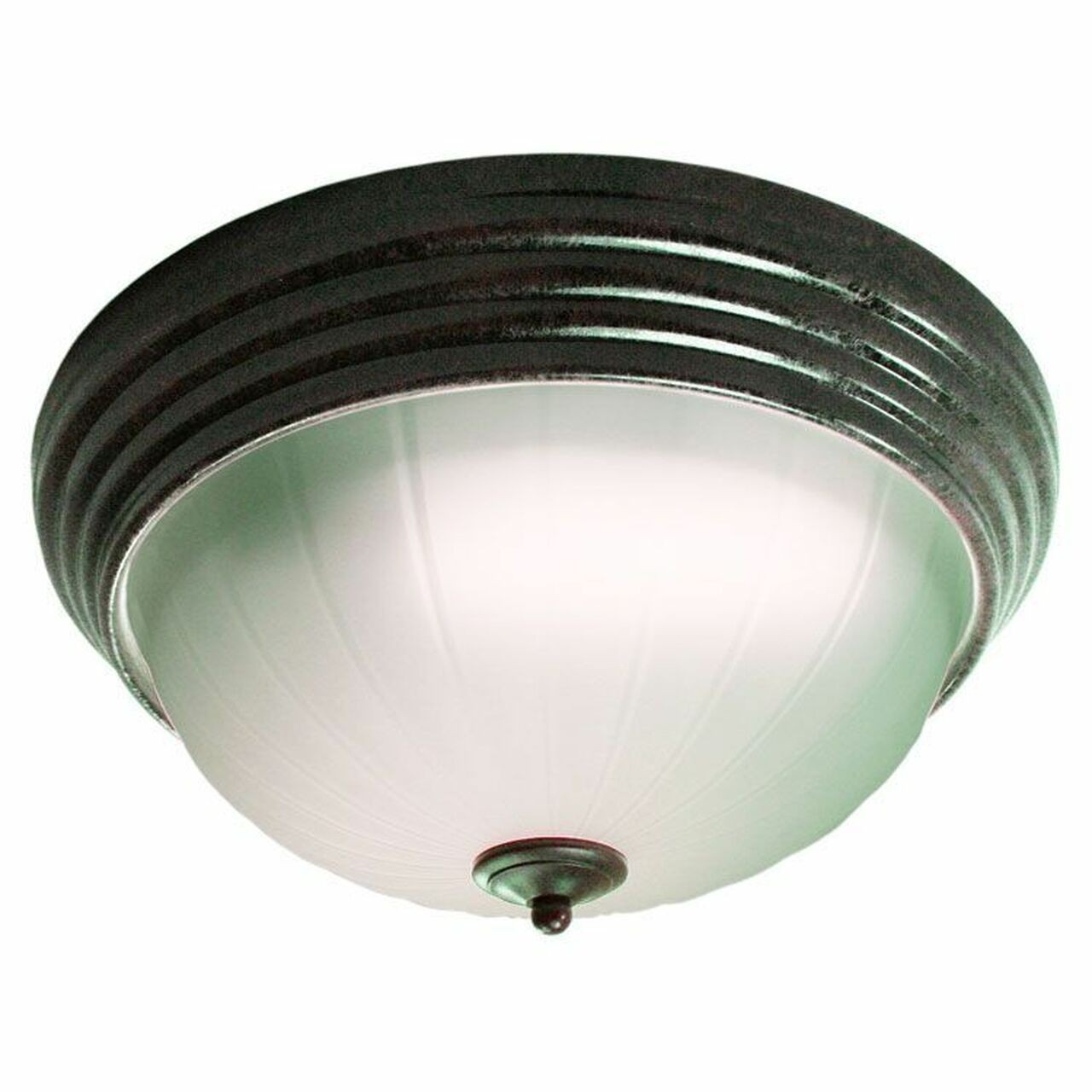 Incon Lighting 17163-13LED-120-30K 13W LED Brushed Rust Round Decorative Light Fixture 3000K