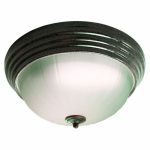 Incon Lighting 17163-13LED-120-40K 13W LED Brushed Rust Round Decorative Light Fixture 4000K