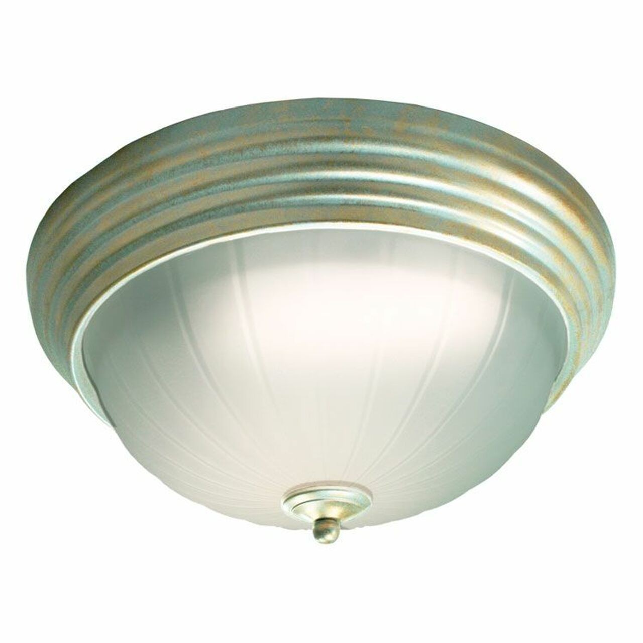 Incon Lighting 17168-13LED-120-30K 13W LED Gold Pewter Round Decorative Light Fixture 3000K