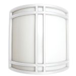 Incon Lighting 21611-15LEDW-30K Integrated LED Emergency Battery Back-up Wall Sconce Light White