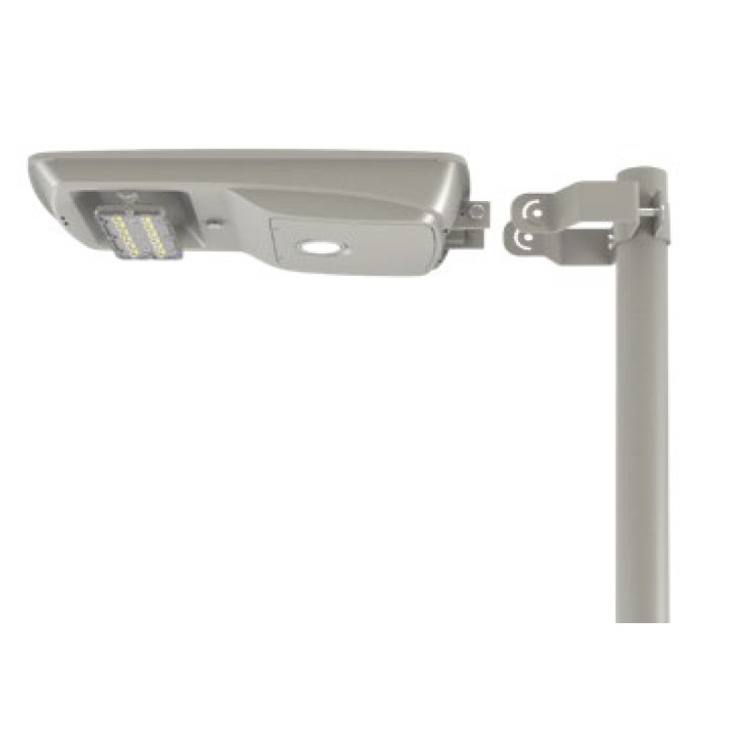 SOLTECH STLSTC085TRRGY SUNLIKE Series, Solar Street/Roadway Light, 8 Watt, Round Trunnion Mount, 5000K