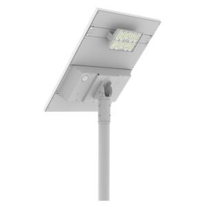 SOLTECH STLSTCPRO505SFGY SUNLIKE Series PRO, Solar Street/Roadway Light, 50 Watt, Slip-Fitter Mounting, 5000K
