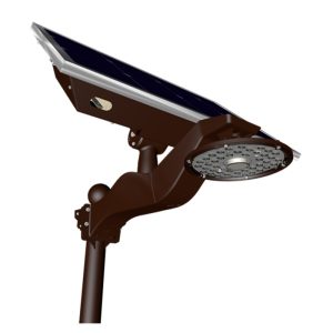 SOLTECH STLSTEPRO30T35YYBR CEGONIA Series PRO Decorative Bronze Solar Roadway Light 30W 5000K