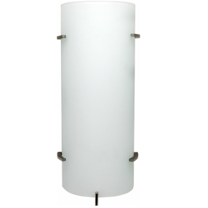 Incon Lighting 27712-2x9LEDA19-30K 18W LED Decorative Modern Wall Sconce Chrome Accents White Frosted Lens 3000K