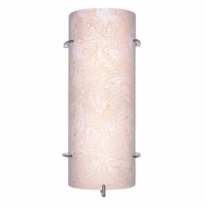 Incon Lighting 277TS2-2x9LEDA19-30K 18W LED Decorative Modern Wall Sconce Chrome Accents Tea Stain Lens 3000K