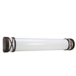 Incon Lighting 53113-36LED-50K 36W LED Vanity Light Brushed Rust Round End Caps 5000K