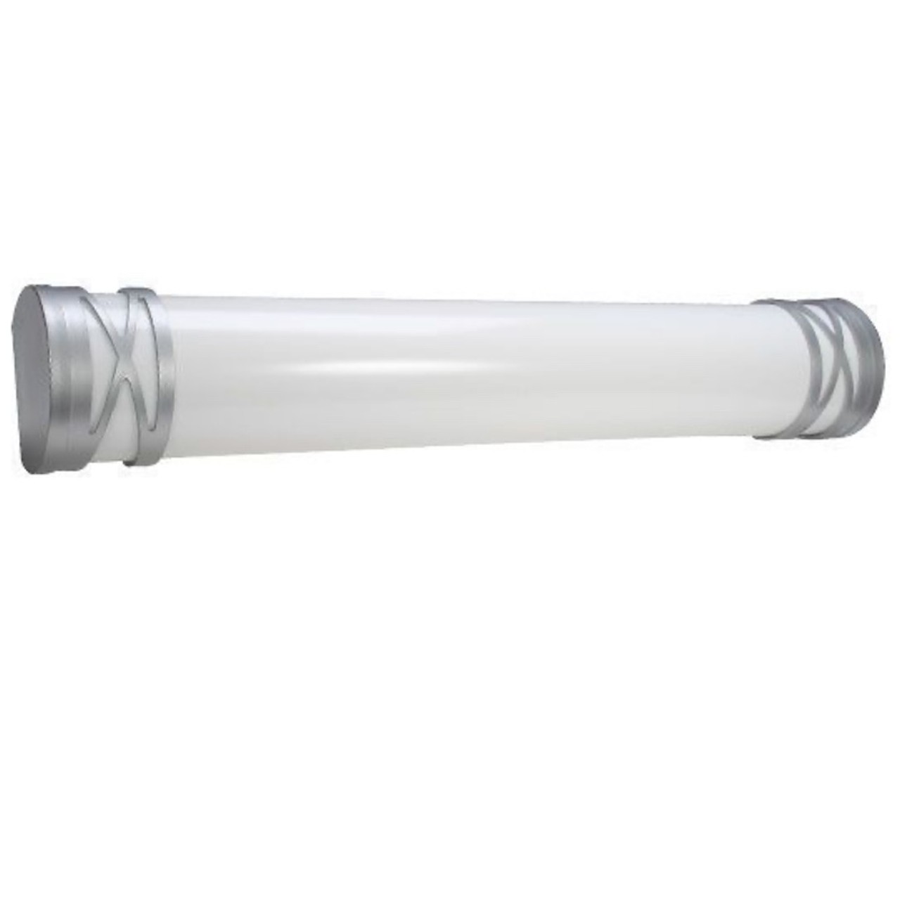 Incon Lighting 53117-4L-40K 48" Decorative Linear 2 Light T8 LED Vanity Wall Mount with Ultra Chrome Ends 4000K