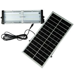 SOLTECH STL-SWL-504WMBK COSMO Series, Indoor/Outdoor Solar Flood Light, 50 Watt, 4000K