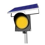 SOLTECH STL-BCN-S12DYL BEACON Series, Solar Traffic Light, 6 Watt, Yellow, Single Head
