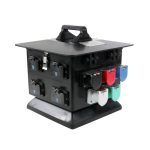 Lex DB100MP-AQQ-S3 100 Amp Pagoda to GFCI Duplex Receptacles, Weather Resistant