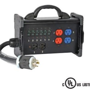 Lex BNB3-3B 30 Amp Bento Box® with Tail Input to NEMA Receptacles