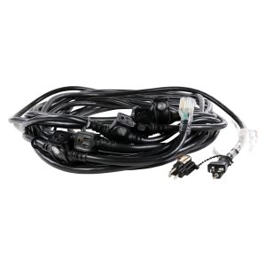 Lex 50112BA Molded NEMA 5-20/5-15 (Edison) (6) Receptacle 50' Extension