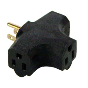 Lex 50201B Molded NEMA 5-15 (Edison) Tri-Tap