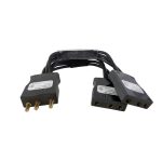 Lex SP100-100 100A to (2) 100A Stage Pin (Bates) Splitter