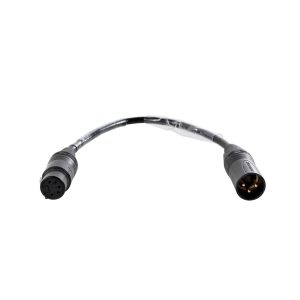 Lex DMX5PM-3PF DMX 5-Pin XLR to 3-Pin XLR Adapter